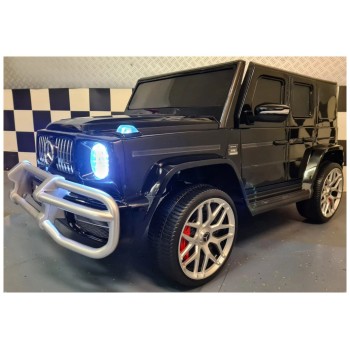 24V Mercedes G63 - otroški avto na akumulator, črn