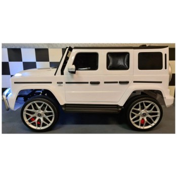 24V Mercedes G63 - otroški avto na akumulator, bel 24V Mercedes G63 - otroški avto na akumulator, bel