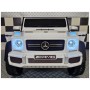 12V Mercedes G63 6X4 - otroški avto na akumulator, bel