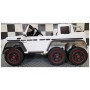 12V Mercedes G63 6X4 - otroški avto na akumulator, bel