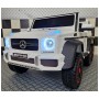 12V Mercedes G63 6X4 - otroški avto na akumulator, bel