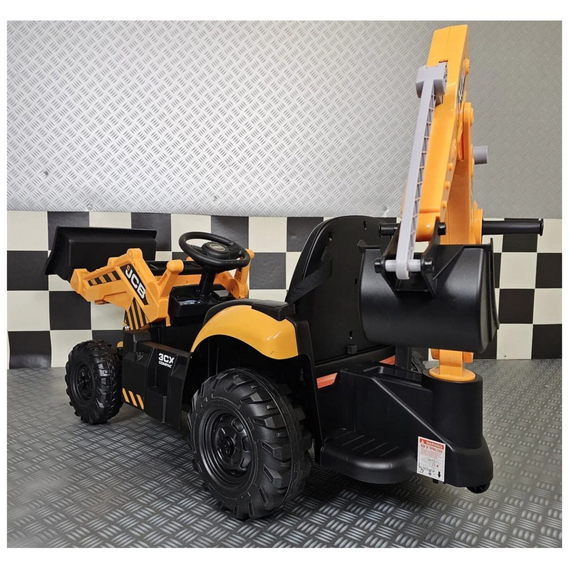 Otroški bager JCB SITEMASTER 12V