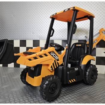 12V Otroški bager JCB SITEMASTER s streho