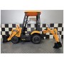 12V Otroški bager JCB SITEMASTER s streho