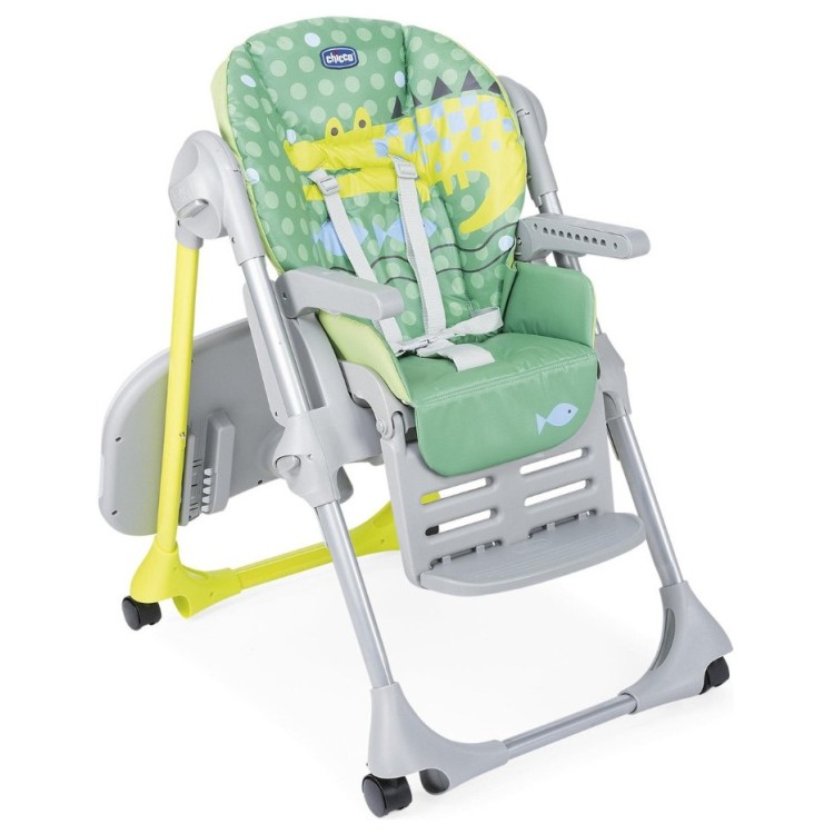 Stolček za hranjenje  POLLY EASY CROCODILE