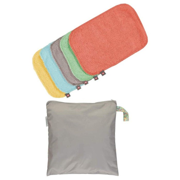 Krpice za umivanje Pastel iz Bambusa - 10 kos