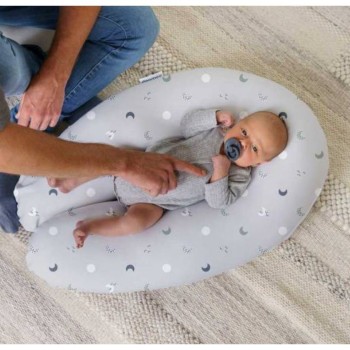 Materinska blazina BUDDY Cloudy Blue Grey Moon