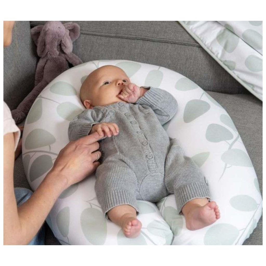 Materinska blazina BUDDY Leaves Aqua Green