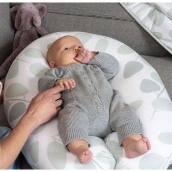 Materinska blazina BUDDY Leaves Aqua Green