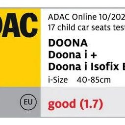 Avtosedež in otroški voziček Doona I I-Size Nitro Black