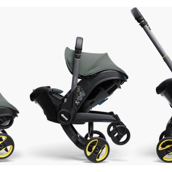 Avtosedež in otroški voziček Doona I I-Size Slate Green