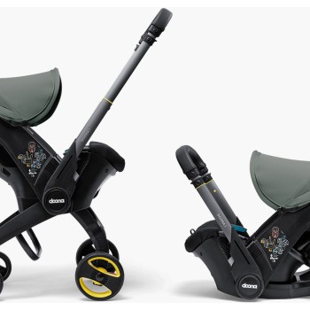 Avtosedež in otroški voziček Doona I I-Size Slate Green