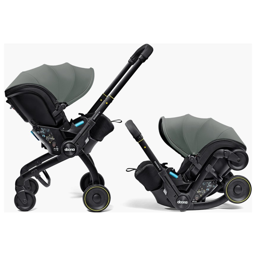 Autosjedalica i dječja kolica Doona X I-Size Slate Green Autosjedalica i dječja kolica Doona X I-Size Slate Green
