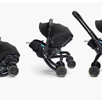 Avtosedež in otroški voziček Doona X I-Size Nitro Black