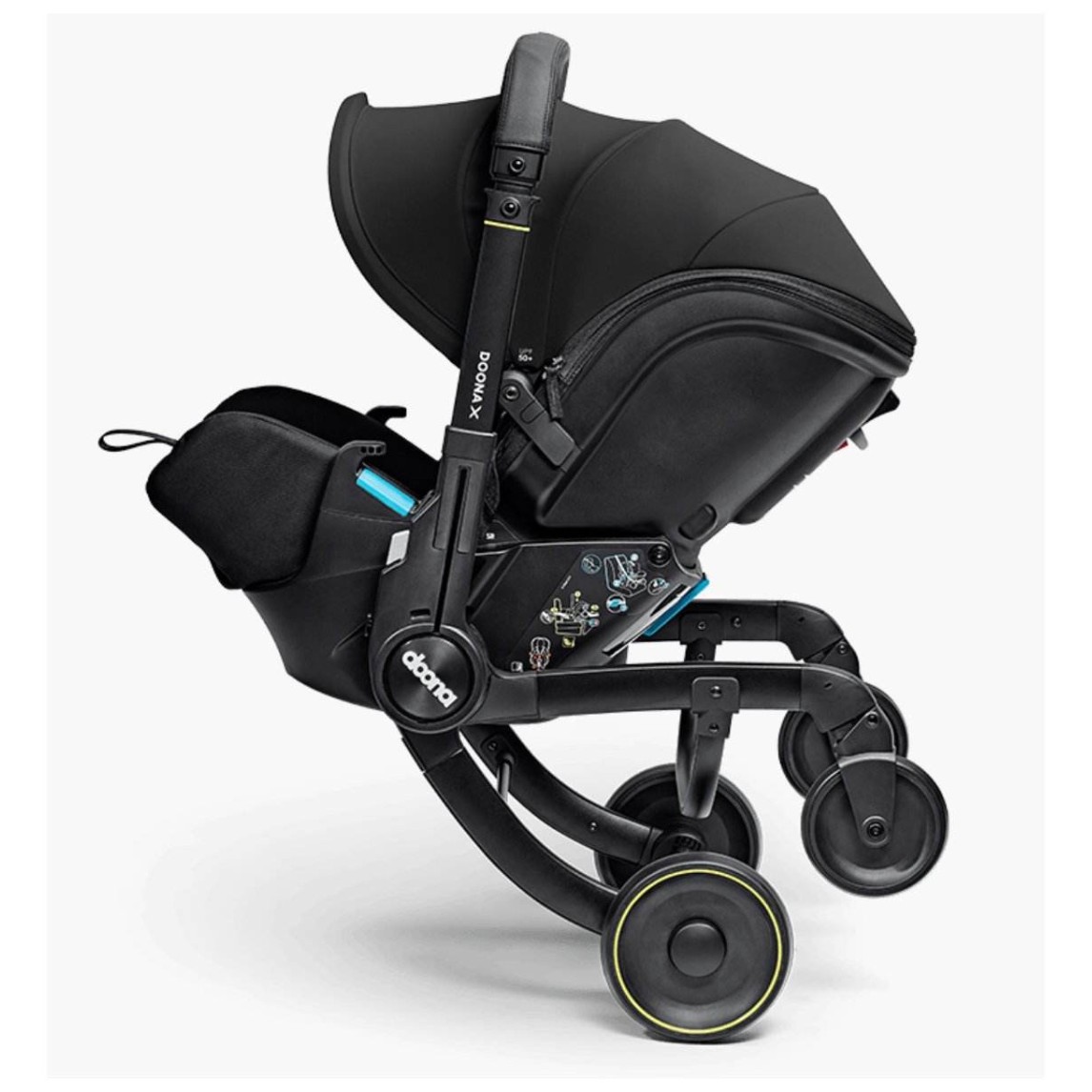 Avtosedež in otroški voziček Doona X I-Size Nitro Black Avtosedež in otroški voziček Doona X I-Size Nitro Black