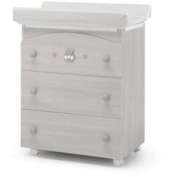 CHARLY Grey Sbiancato - komoda sa kadicom