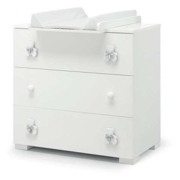 Komoda i prostor ta presvlačenje DUDU White Grey Komoda i prostor ta presvlačenje DUDU White Grey