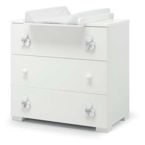 Komoda i prostor ta presvlačenje DUDU White Grey Komoda i prostor ta presvlačenje DUDU White Grey