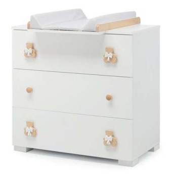 Komoda i prostor ta presvlačenje DUDU White Natur Komoda i prostor ta presvlačenje DUDU White Natur
