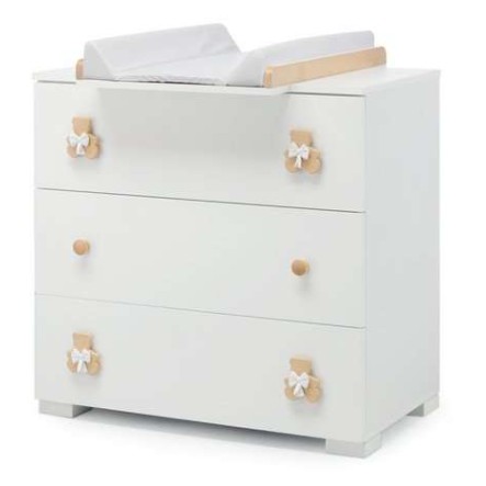 Komoda i prostor ta presvlačenje DUDU White Natur Komoda i prostor ta presvlačenje DUDU White Natur