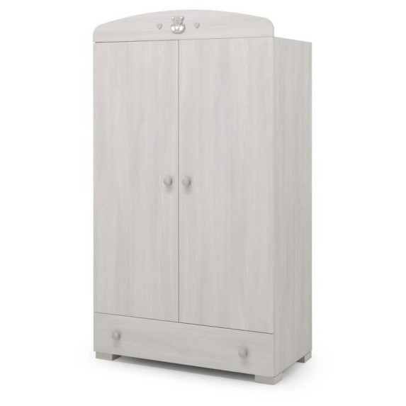 CHARLIE Grey Sbiancato Otroška omara