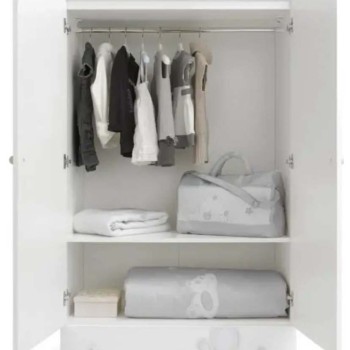 Otroška omara DUDU White Tortora