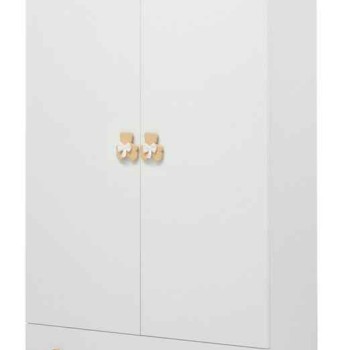 Dječji ormar DUDU White Natural