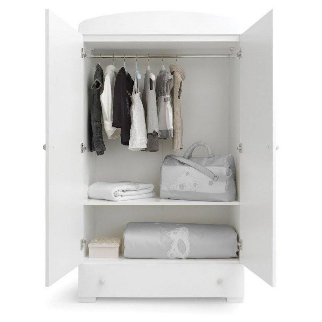 NIDO White dječji ormar NIDO White dječji ormar