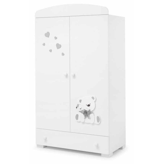 Otroška omara TATO White Grey
