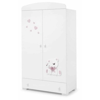 Otroška omara TATO White Pink