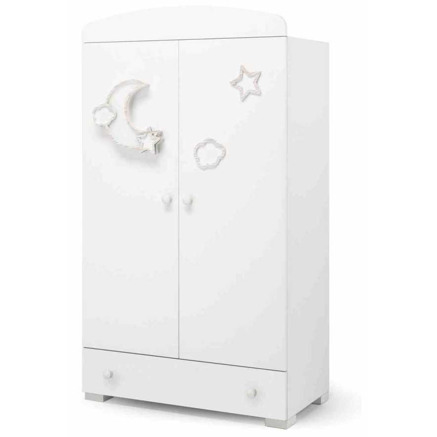 Otroška omara MOON White Otroška omara MOON White