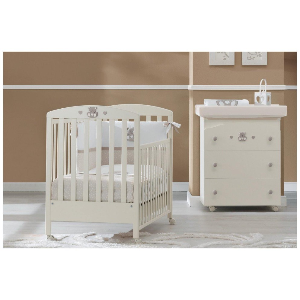 Drveni dječji krevet CHARLY Ivory Drveni dječji krevet CHARLY Ivory