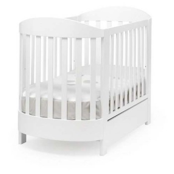 Ovalna otroška posteljica ARIEL White Ovalna otroška posteljica ARIEL White