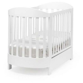 Ovalna otroška posteljica ARIEL White