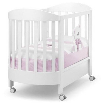 Ovalni dJečji krevetič TATO White Pink