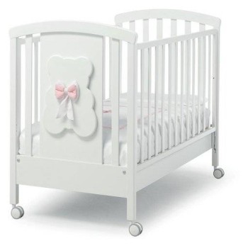 Otroška posteljica DUDU White Pink