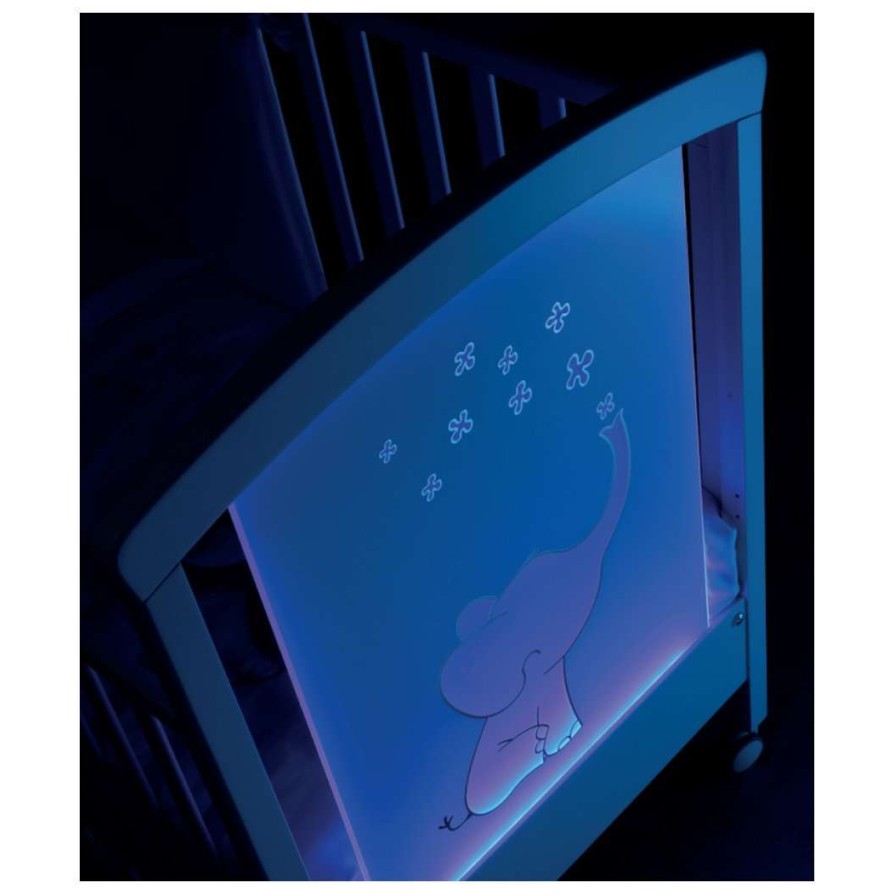 Lesena otroška posteljica ELLY LED