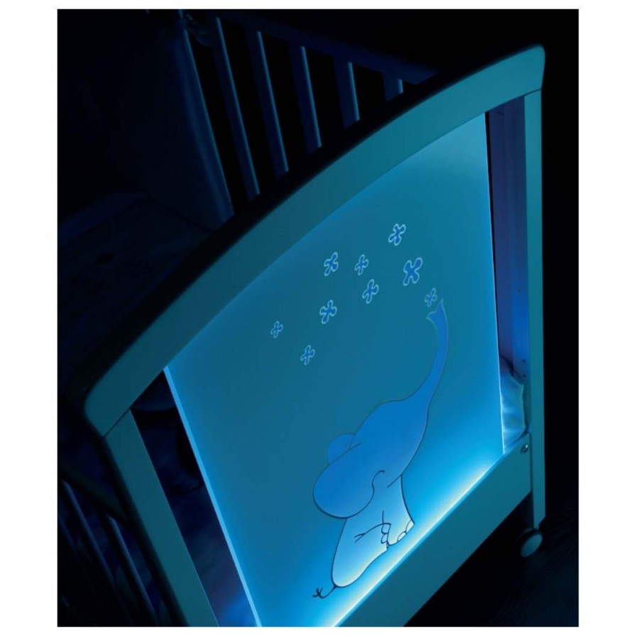 Lesena otroška posteljica ELLY LED