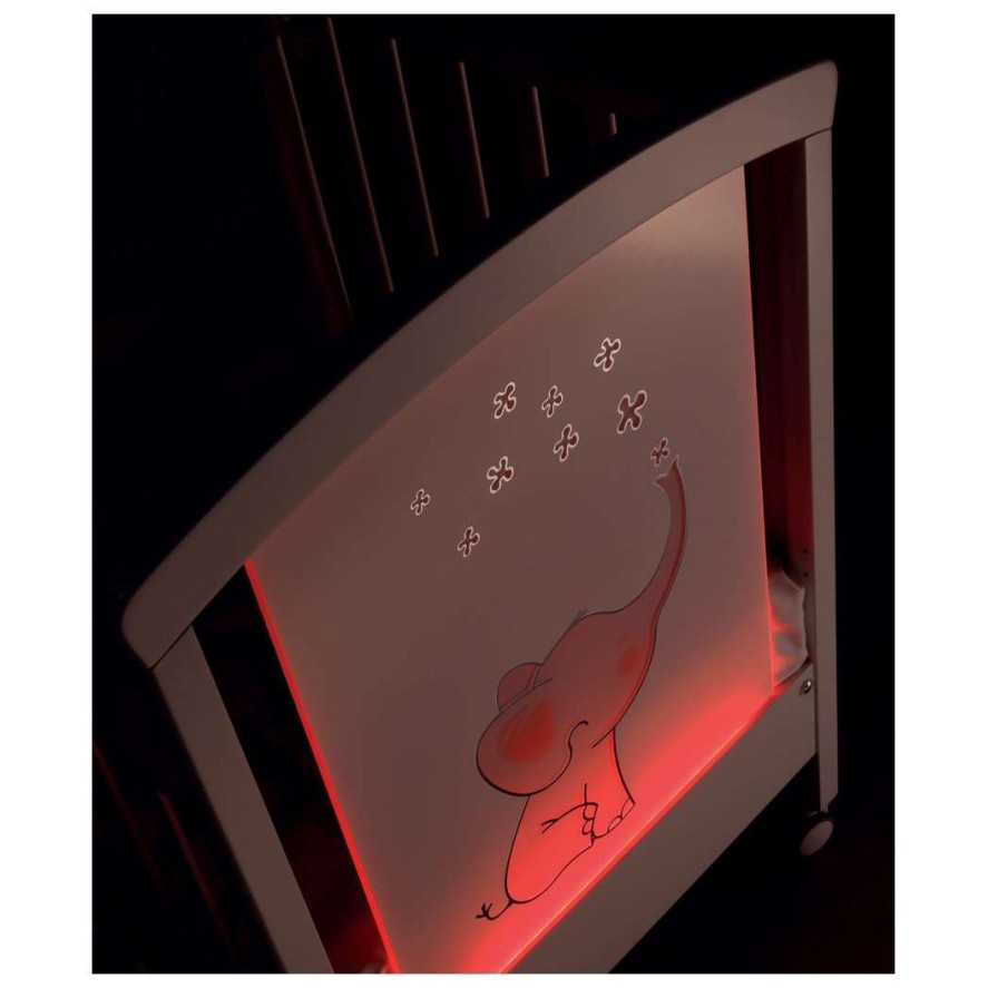 Lesena otroška posteljica ELLY LED