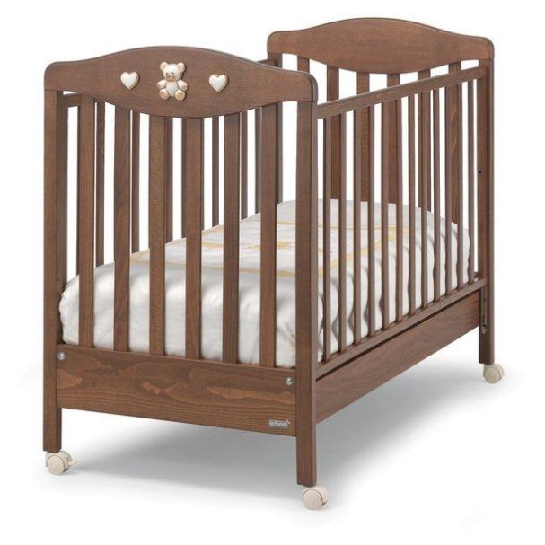 Lesena otroška posteljica TIPPY JOLIE Walnut