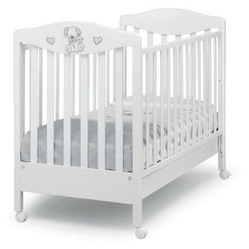 Drveni dječji krevetić LUCKY Grey