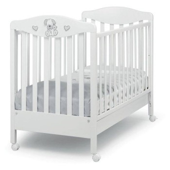 Lesena otroška posteljica LUCKY Grey