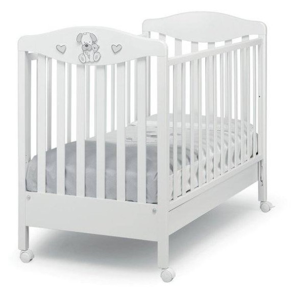 Lesena otroška posteljica LUCKY Grey Lesena otroška posteljica LUCKY Grey