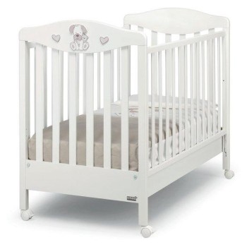 Drveni dječji krevetić LUCKY Tortora