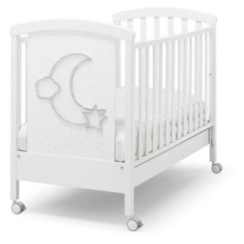 Otroška posteljica MOON White