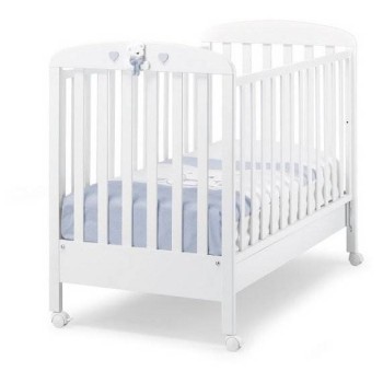 Lesena otroška posteljica TATINO White Blue