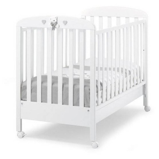 Drveni dječji krevetić TATINO White Grey Drveni dječji krevetić TATINO White Grey