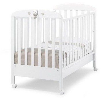 Lesena otroška posteljica TATINO White Tortora