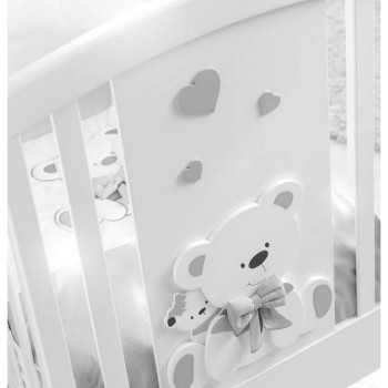 Lesena otroška posteljica TATO Tortora