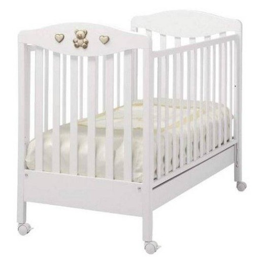 Drveni djećji krevetić TIPPY JOLIE White Drveni djećji krevetić TIPPY JOLIE White